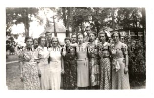19860870266 Bloomington Civic Choir at Bethany Park, 1938